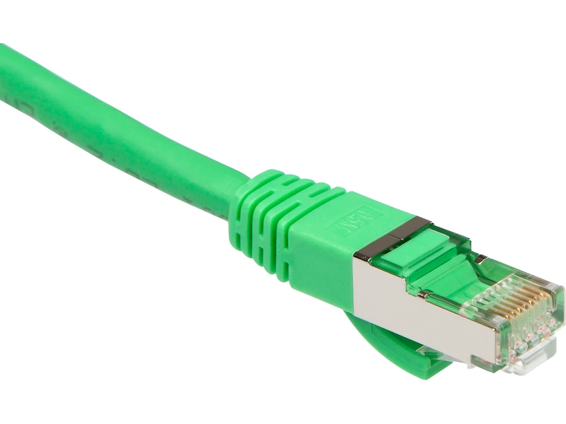 Nätverkskabel Cat6a grön 5m Nätverkskablar