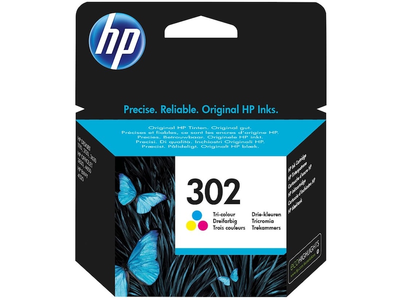 HP Bläck 302 Tri-Color Bläckpatron