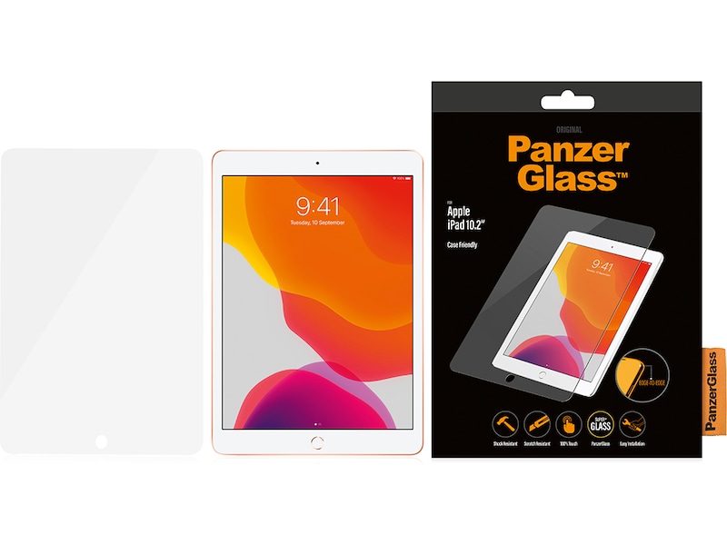 PanzerGlass iPad 10,2" (2021) Clear Glass Skärmskydd Skärmskydd surfplattor