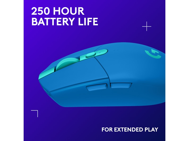 Logitech G305 LIGHTSPEED Trådlös Gamingmus (blå) Gamingmus