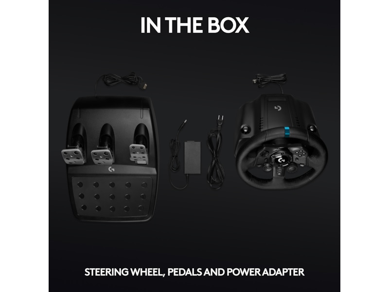 Logitech G923 Driving Force Racing PS4/PS5/PC Ratt & pedaler