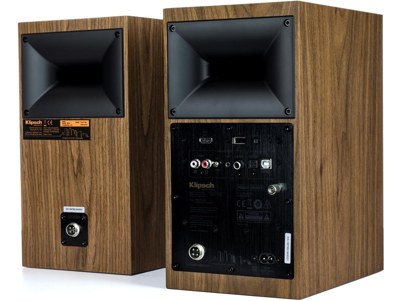 Klipsch The Fives, aktiv högtalare (valnöt) Högtalare