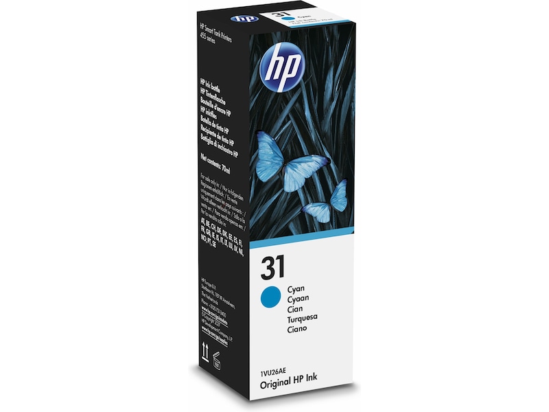 HP Bläck 31 Cyan Bläckpatron