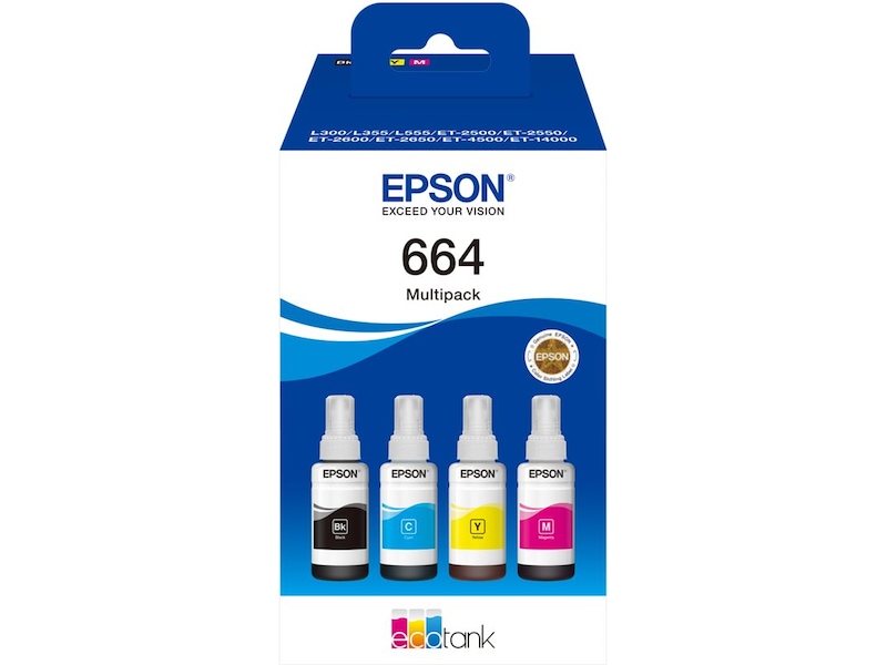 Epson Bläck 664 EcoTank 4-colour Multipack Bläckpatron