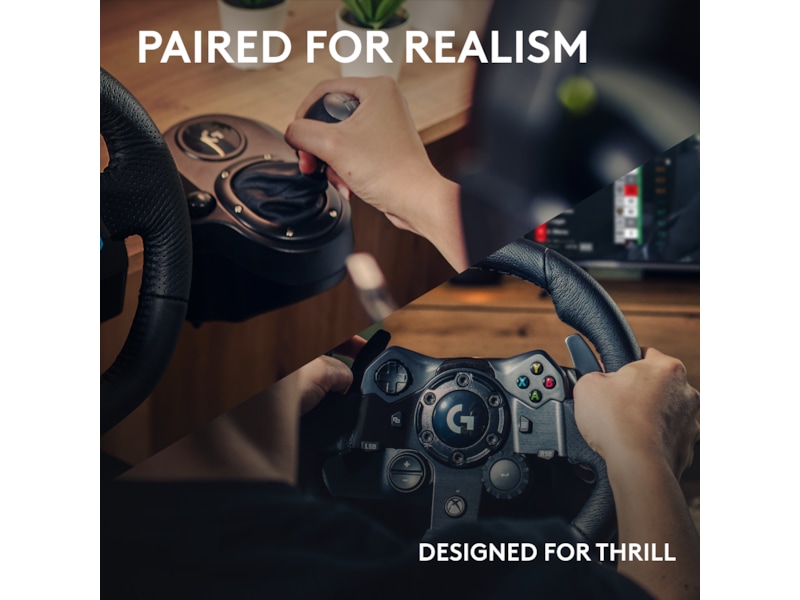 Logitech G923 och Driving Force Shifter Bundle Ratt & pedaler