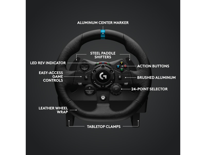 Logitech G923 och Driving Force Shifter Bundle Ratt & pedaler