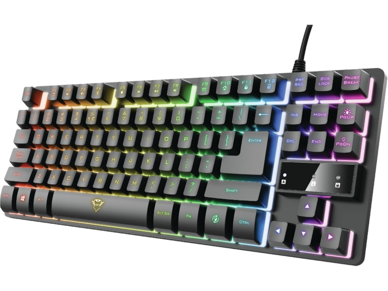 Trust GXT 833 Thado Gaming Tangentbord TKL (svart) Gamingtangentbord