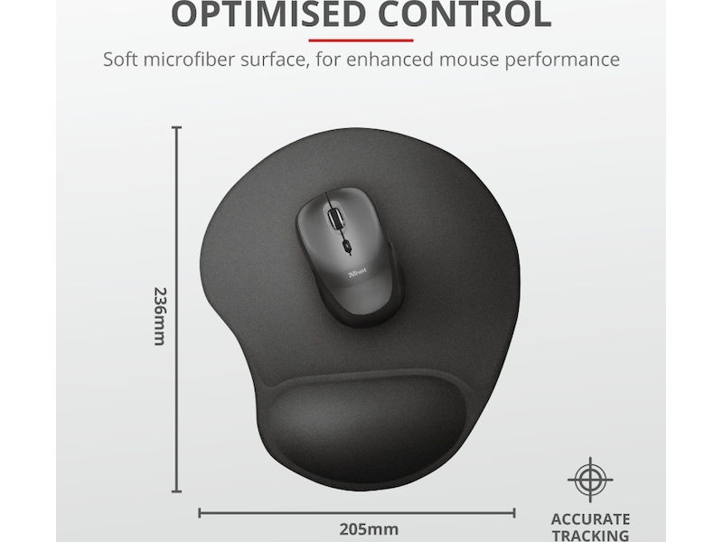 Trust Bigfoot musmatta  svart Musmatta