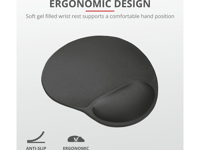 Trust Bigfoot musmatta  svart Musmatta