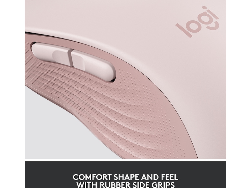 Logitech Signature M650 Large trådlös mus Rosa Mus