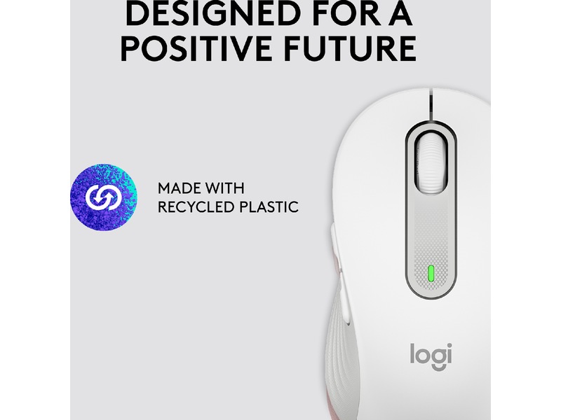 Logitech Signature M650 Medium  trådlös mus Offwhite Mus