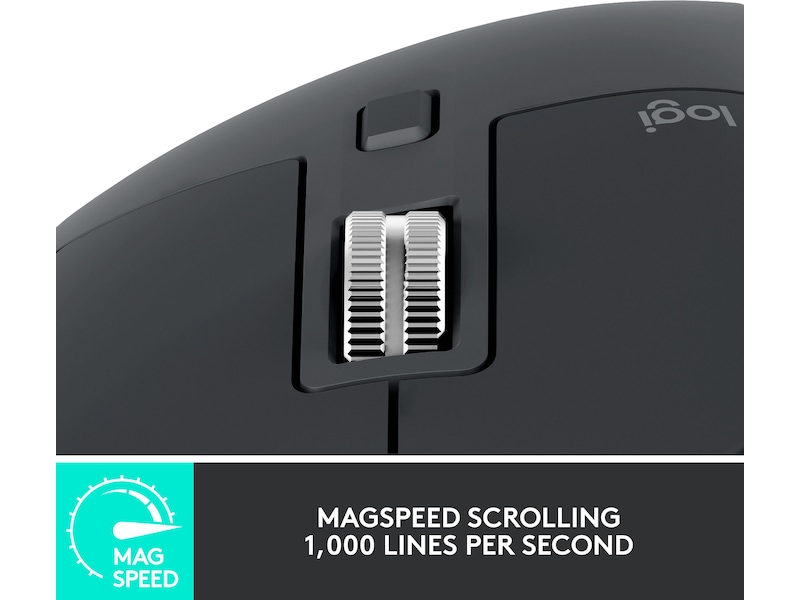 Logitech MX Master 3S Trådlös Mus (graphite) Mus