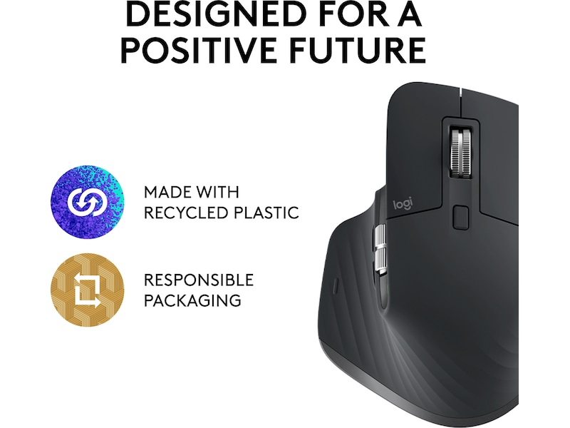 Logitech MX Master 3S Trådlös Mus (graphite) Mus