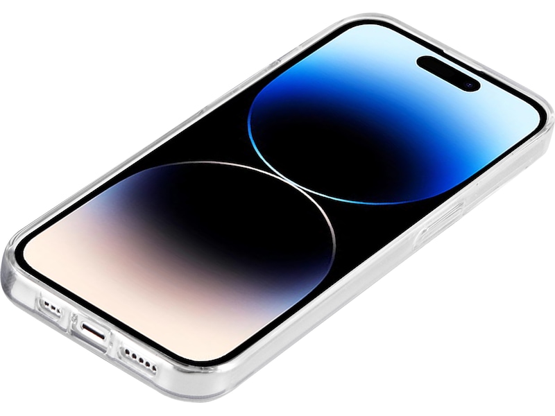 iiglo iPhone 15 Pro / 14 Pro Silikonskal (transparent) Skydd