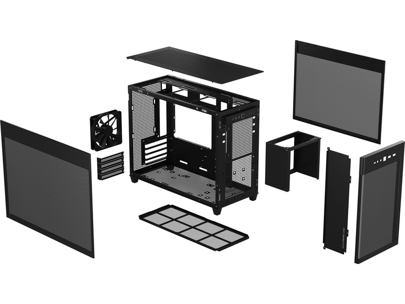 ASUS Prime AP201 MicroATX (svart) Mini/Micro/Nano tower