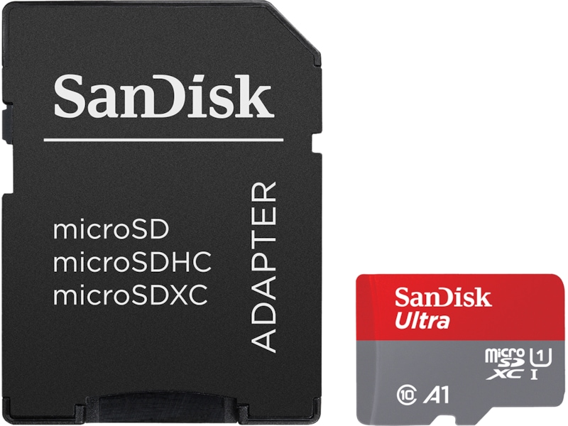 SanDisk Ultra microSDXC 256GB + SD Adapter Minneskort