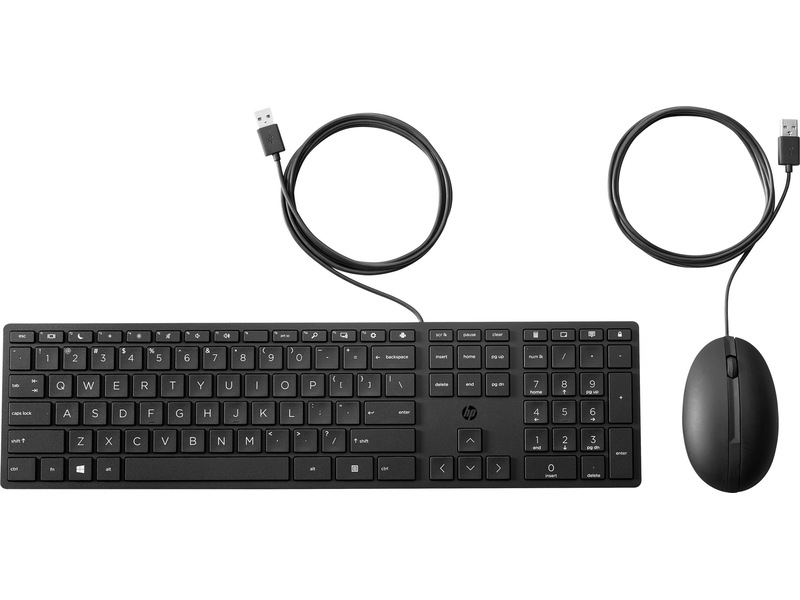 HP Wired 320MK Combo tangentbord och mus Mus & tangentbord -combo-paket