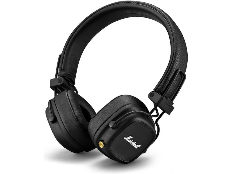 Marshall Major IV Trådlösa Hörlurar, Over-Ear (svart) Hörlurar
