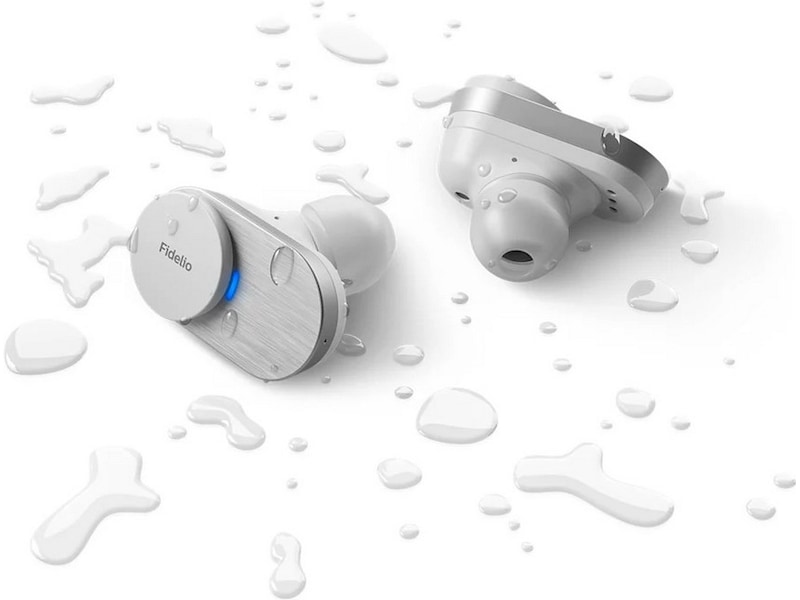Philips T1WT/00 Fidelio Trådlösa Hörlurar, In-ear (vit) In-ear hörlurar