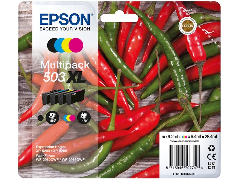 Epson bläck 503 XL multipack Bläckpatron