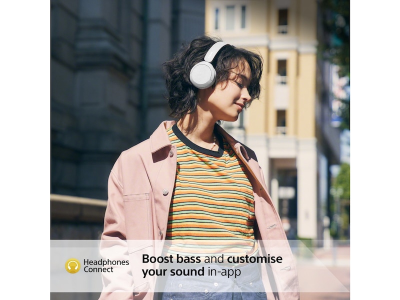 Sony WH-CH520 trådlösa hörlurar, On-Ear (vit) Hörlurar