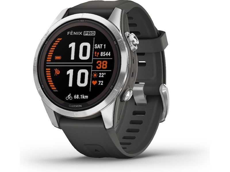 Garmin fenix 7S Pro Solar 42mm GPS (silver/graphite) Smartwatches