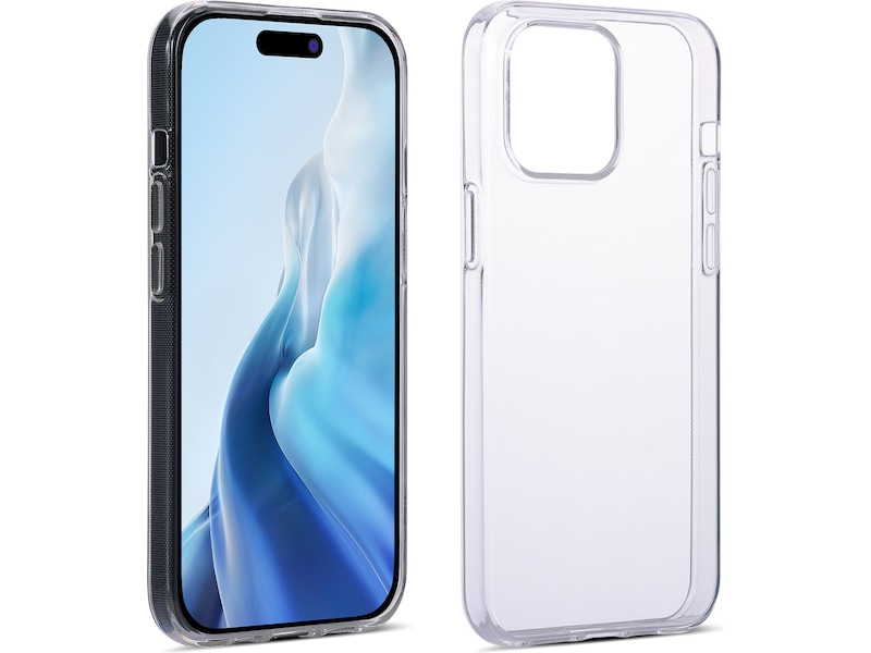 iiglo iPhone 15 Pro Max Silikonskydd (transparent) Skydd