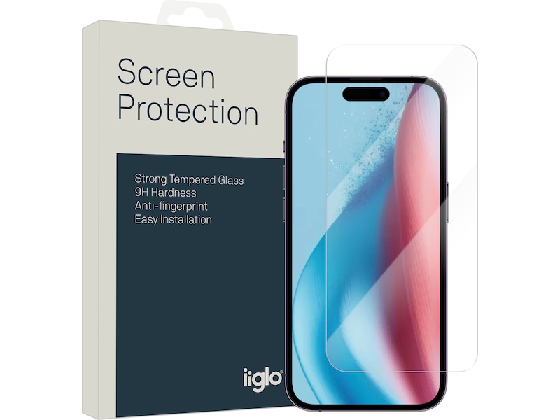iiglo iPhone 15 / 15 Pro / 16 Skärmskydd Skärmskydd