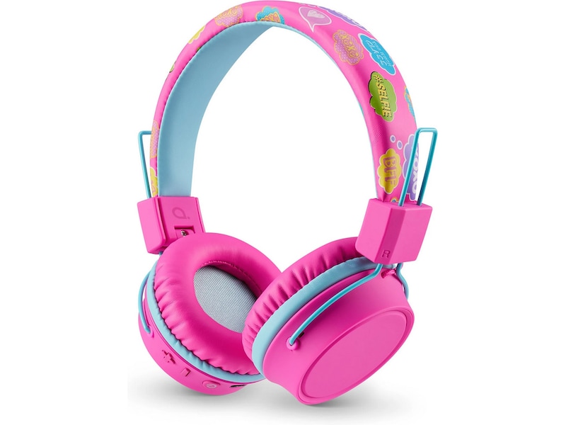 Andersson BHO 1.1 Kids trådlösa hörlurar, Over-Ear (pretty pink) Hörlurar