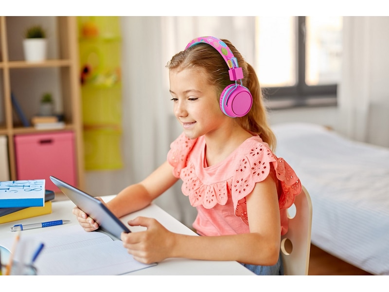 Andersson BHO 1.1 Kids trådlösa hörlurar, Over-Ear (pretty pink) Hörlurar