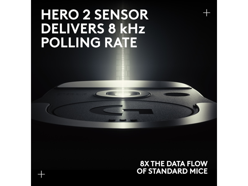 Logitech G Pro X Superlight 2 Lightspeed Trådlös Gamingmus (svart) Gamingmus