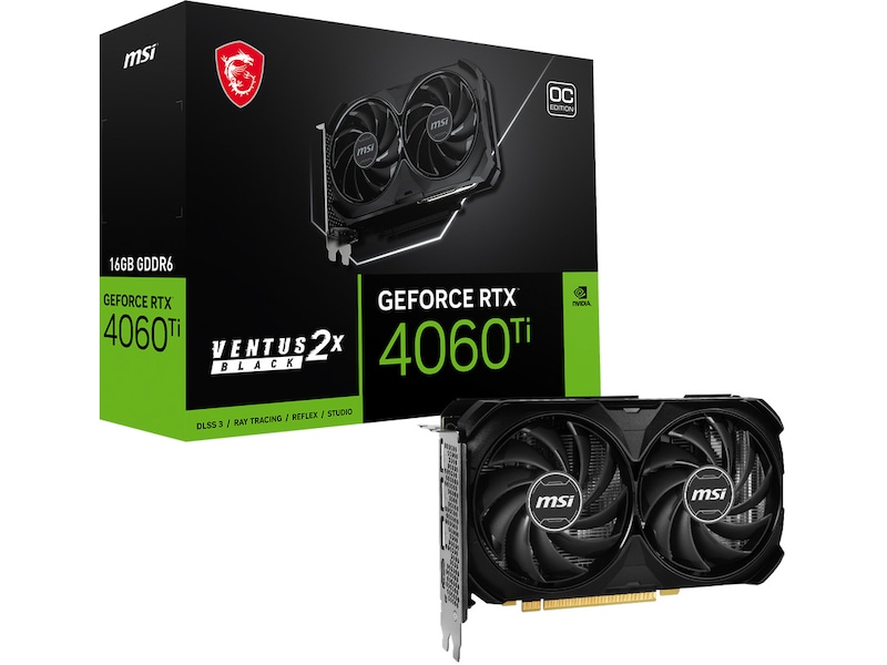 MSI GeForce RTX 4060 Ti VENTUS 2X Grafikkort