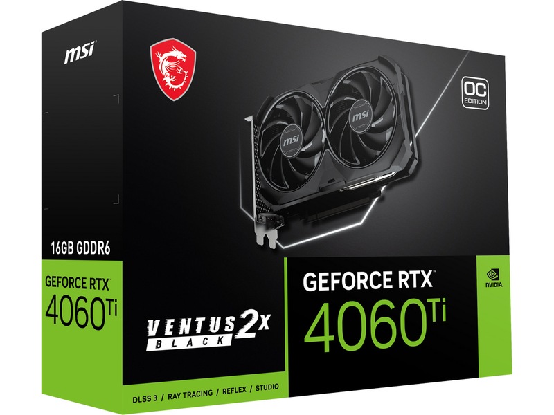 MSI GeForce RTX 4060 Ti VENTUS 2X Grafikkort