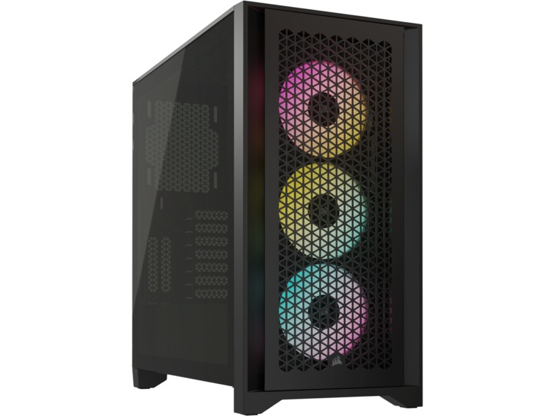 Corsair iCUE 4000D RGB Airflow Mid-Tower (svart) -B-Grade Demo övrigt