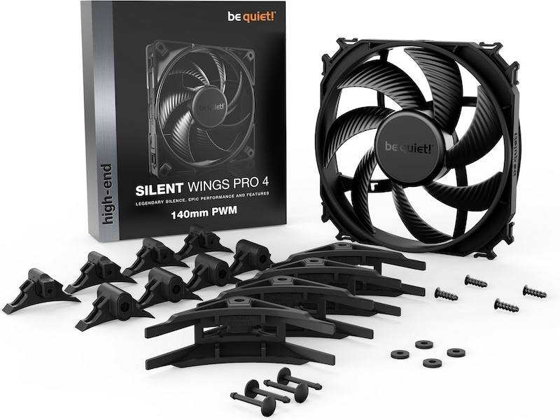 be quiet! Silent Wings Pro 4 120mm PWM Fläkt (svart) Fläkt