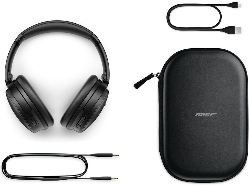Bose QuietComfort trådlösa hörlurar, Over-Ear (svart) Hörlurar