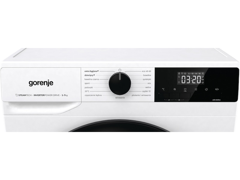 Gorenje tvättmaskin WNHEI74SAS (vit) Tvättmaskin