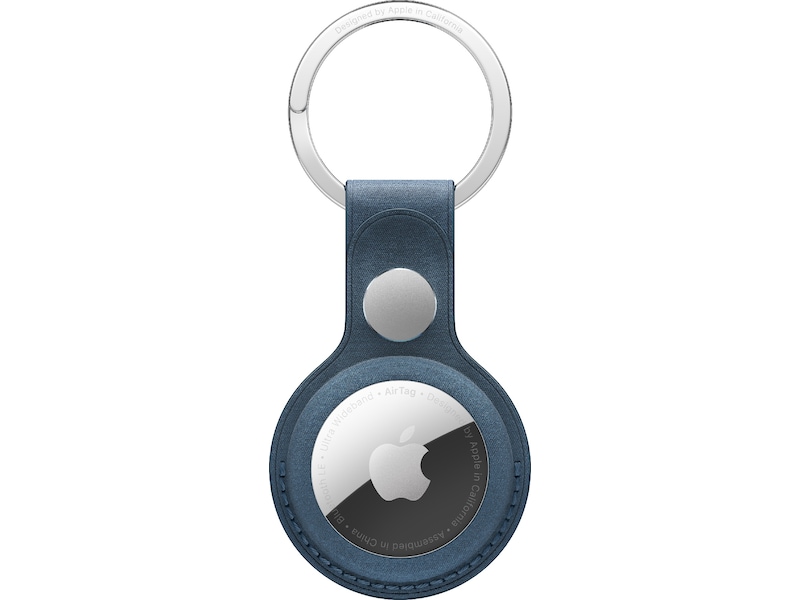 Apple AirTag FineWoven-nyckelring (stillahavsblå) GPS & spårning