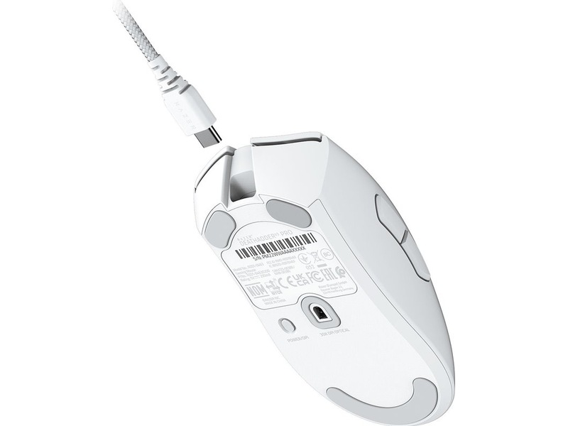 Razer Deathadder V3 Pro Trådlös Gamingmus (vit) Gamingmus