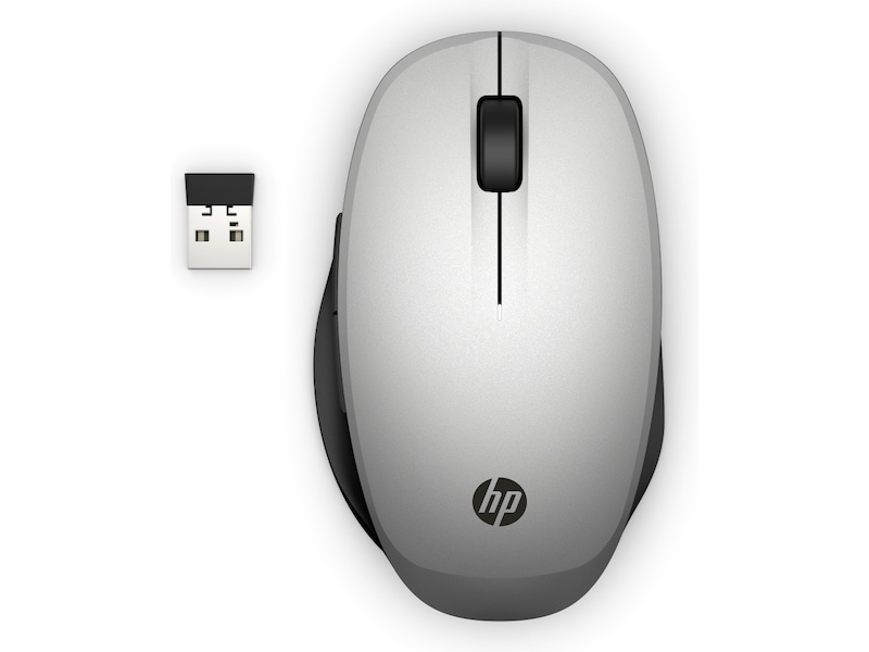 HP Dual Mode trådlös mus (silver) Mus