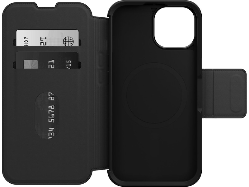 OtterBox iPhone 15 Strada Plånboksfodral (svart) Skydd