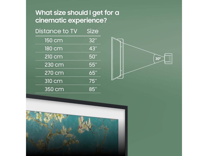 Samsung 32" The Frame 2023 TQ32LS03C 20 - 49 tums TV