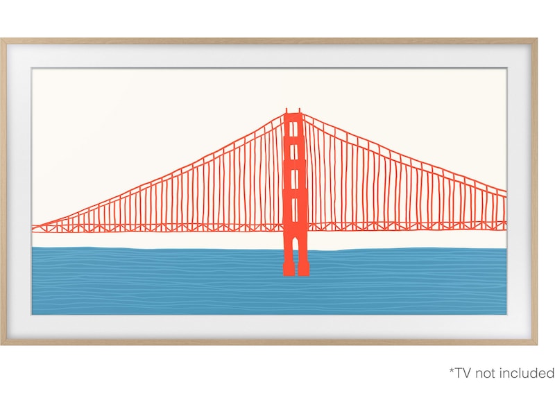 Samsung 65" ram till The Frame (2021-2024, teak) TV-ram & tillbehör