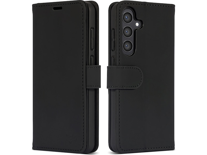 iiglo Galaxy S24+ Plånboksfodral (svart) Skydd