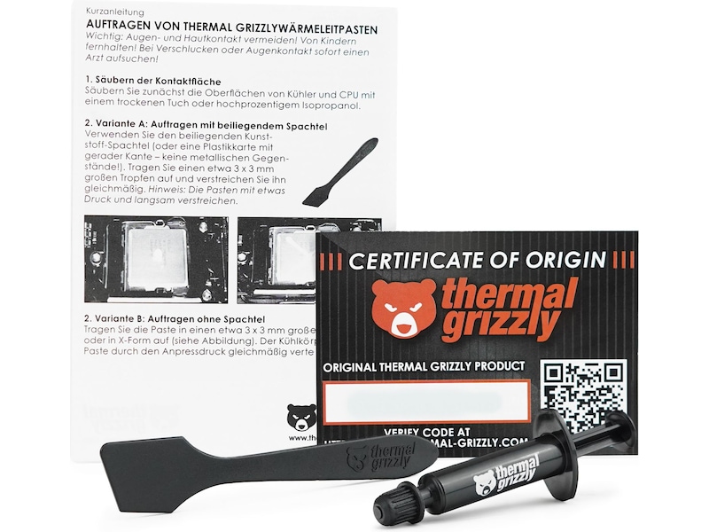Thermal Grizzly Aeronaut 1g Kylpasta Kylpasta