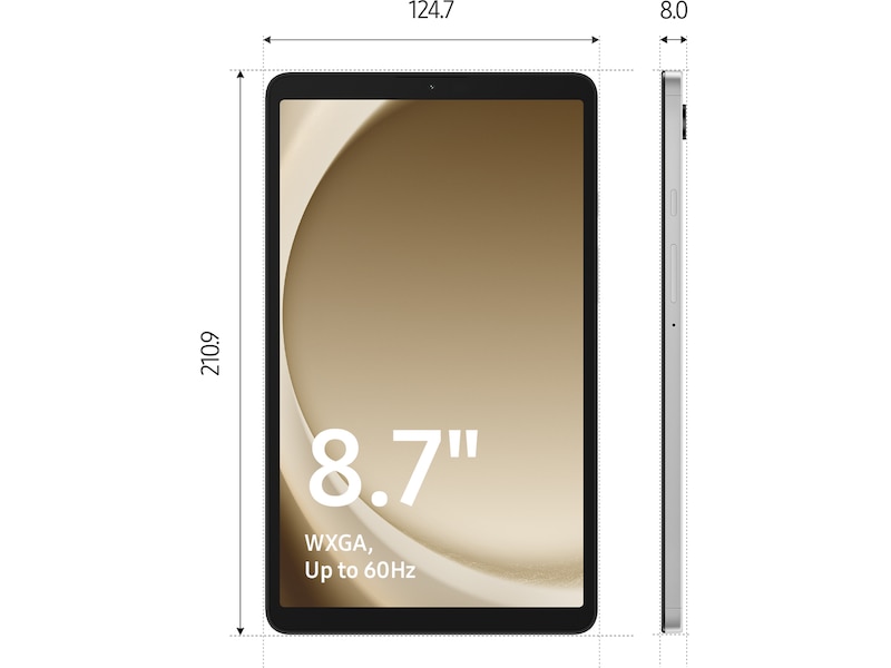 Samsung Galaxy Tab A9 4G (LTE) 64GB (silver) Surfplattor