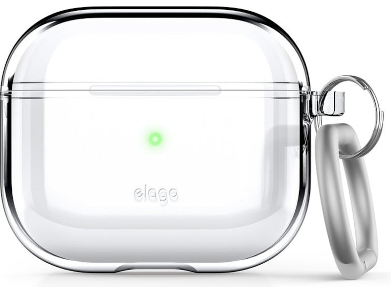 Elago Airpods 3 Clear fodral med karbinhake (transparent) Tillbehör till hörlurar