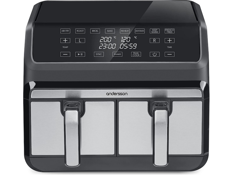 Andersson AFR 2.5 airfryer med 2 korgar (svart) Airfryer