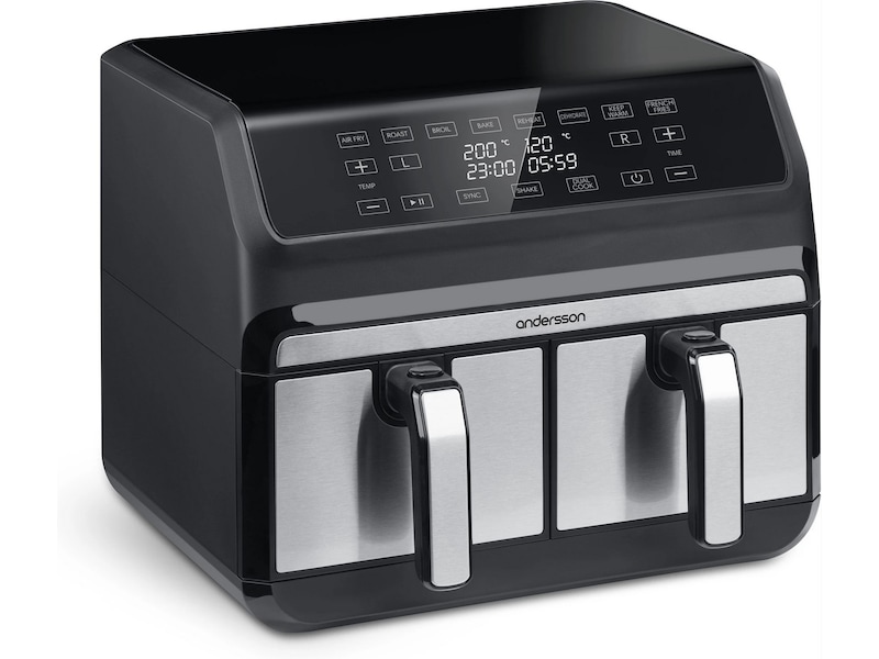 Andersson AFR 2.5 airfryer med 2 korgar (svart) Airfryer