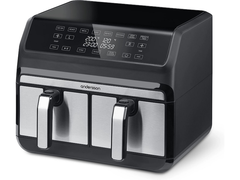 Andersson AFR 2.5 airfryer med 2 korgar (svart) Airfryer